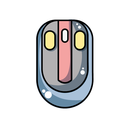 mouse technology to connected in the cursorのイラスト素材