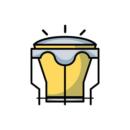 djembe music instrument to melody harmonyのイラスト素材