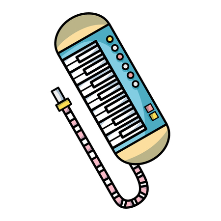piano music instrument to melody harmonyのイラスト素材