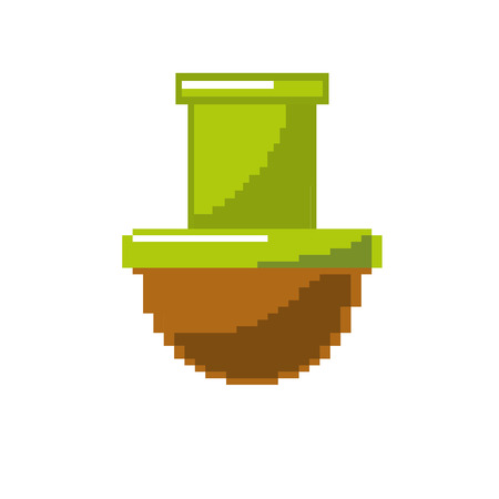 video game platform tube, to console play vector illustrationのイラスト素材