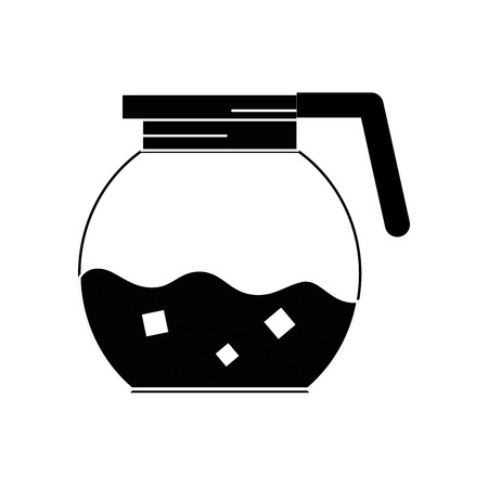 contour delicious coffee in the crystal jar espressoのイラスト素材