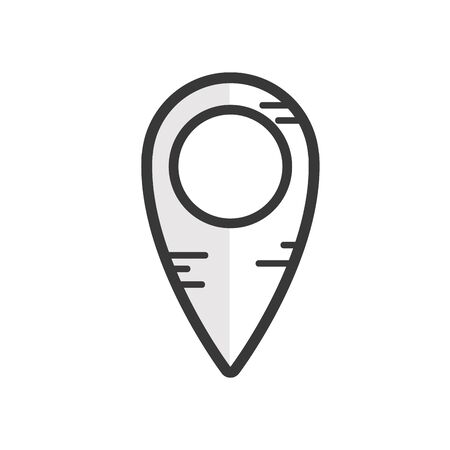 line location symbol to destination mapのイラスト素材