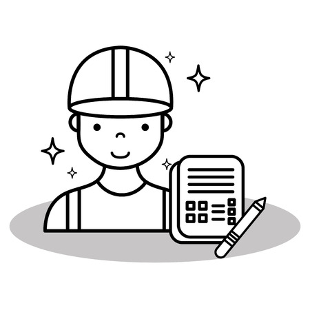 Mechanic service station to repair the car vector illustration.のイラスト素材