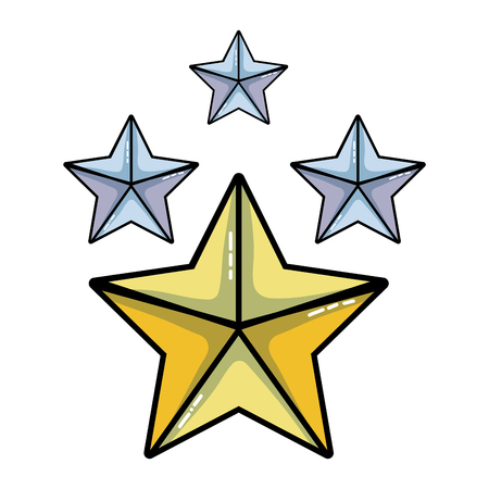 beauty stars shine decoration design vector illustrationのイラスト素材