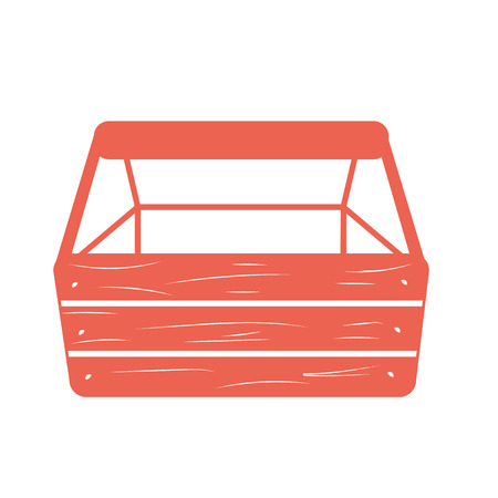 silhouette tool box to save equipment to service repairのイラスト素材
