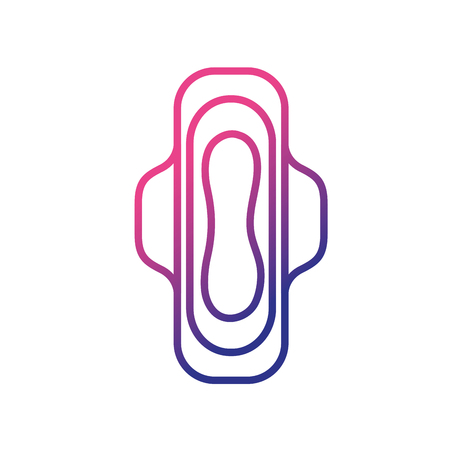 Woman sanitary protection vector illustrationのイラスト素材