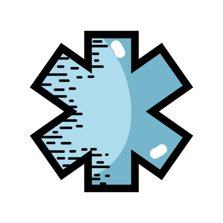 medicine sign to emergency emblem symbolのイラスト素材