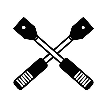 contour tools to car repair service design vector illustrationのイラスト素材