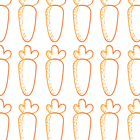 silhouette delicious fresh carrot vegetable nutrition background vector illustrationのイラスト素材