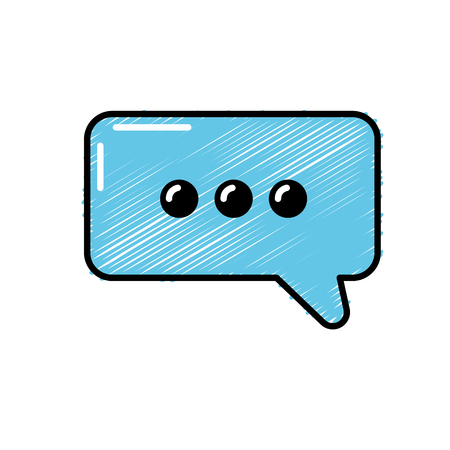 chat bubble text message iconのイラスト素材