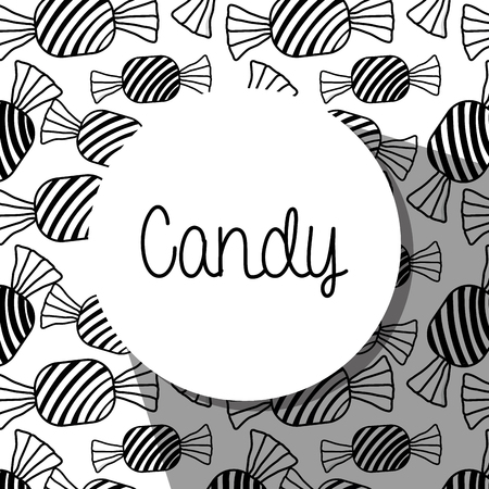 delicious sweet candy background designのイラスト素材