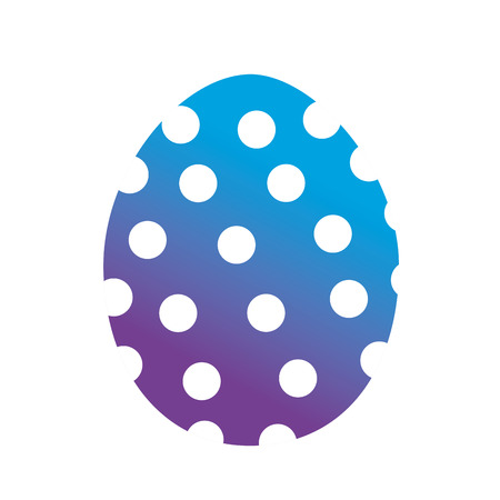 line easter eggs to traditional celebration vector illustrationのイラスト素材