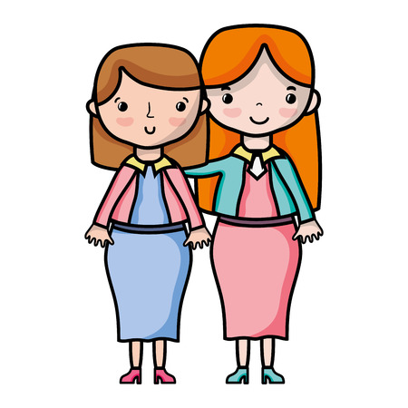 teacher with student to class education lesson vector illustrationのイラスト素材