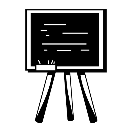 contour school blackboard with wood frame designのイラスト素材