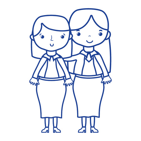 silhouette teacher with student to class education lessonのイラスト素材