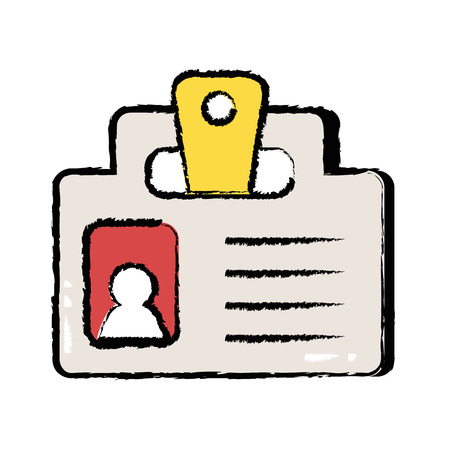 business document information strategy message vector illustrationのイラスト素材