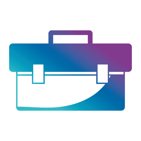 silhouette box tool equipment to repair construction vector illustrationのイラスト素材