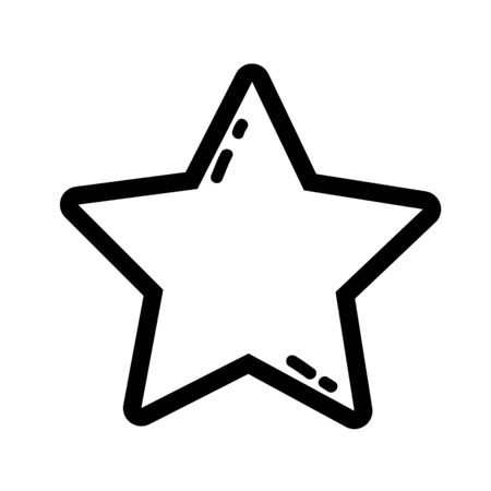 line star shining in the sky decoration design vector illustrationのイラスト素材