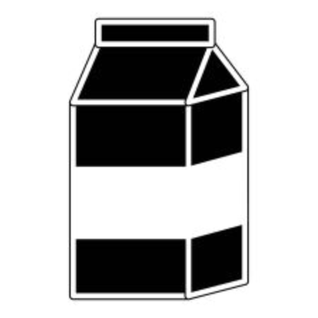 Milk box of drink and beverage theme Isolated design Vector illustrationのイラスト素材