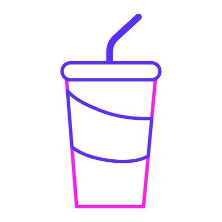 Soda of drink and beverage theme Isolated design Vector illustrationのイラスト素材
