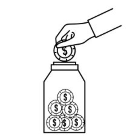 Coins of money financial item and commerce theme Isolated design Vector illustrationのイラスト素材