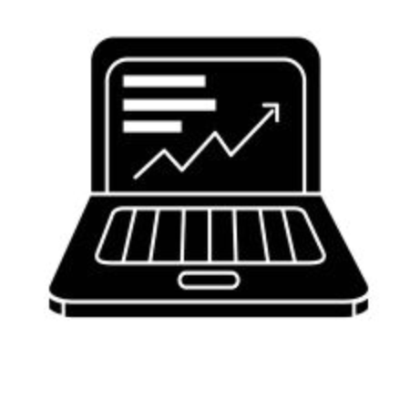 Laptop of device gadget technology and electronic theme on white background, vector illustration.のイラスト素材