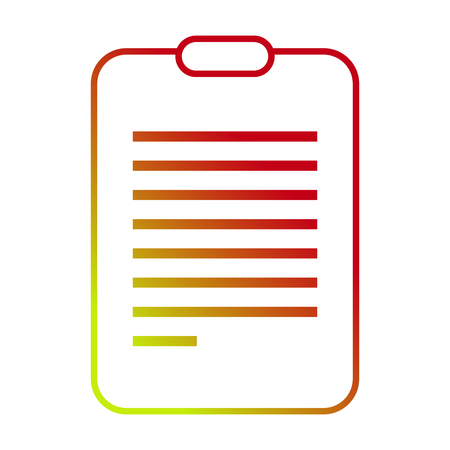 Document of paper data and archive theme Isolated design Vector illustrationのイラスト素材