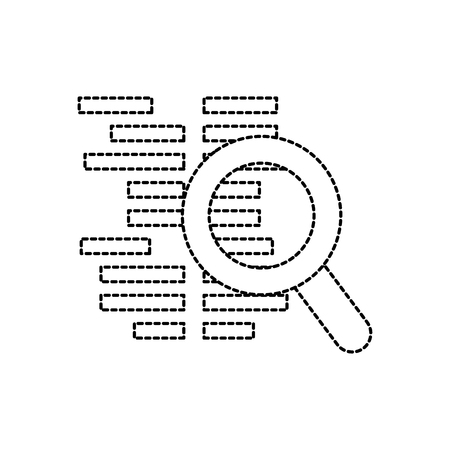 Lupe of seo search and engine theme.のイラスト素材