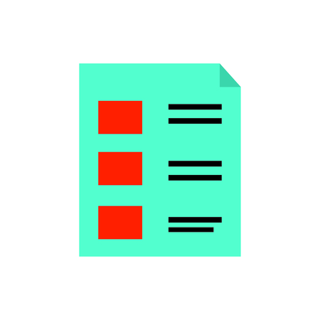 Isolated website designのイラスト素材