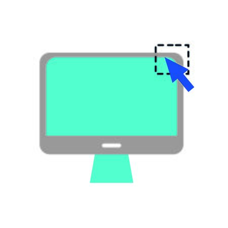 Computer of device gadget technology and electronic theme Isolated design Vector illustrationのイラスト素材