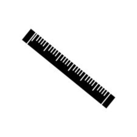 Ruler of instrument tool and measurament theme Isolated design Vector illustrationのイラスト素材