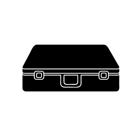 Suitcase of travel and baggage theme Isolated design Vector illustrationのイラスト素材