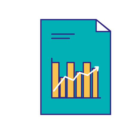 Isolated document designのイラスト素材
