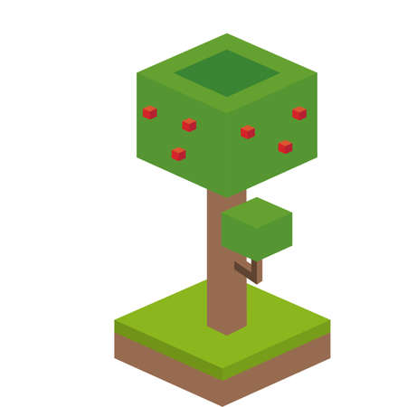 Isolated tree designのイラスト素材