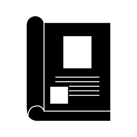 Isolated book designのイラスト素材
