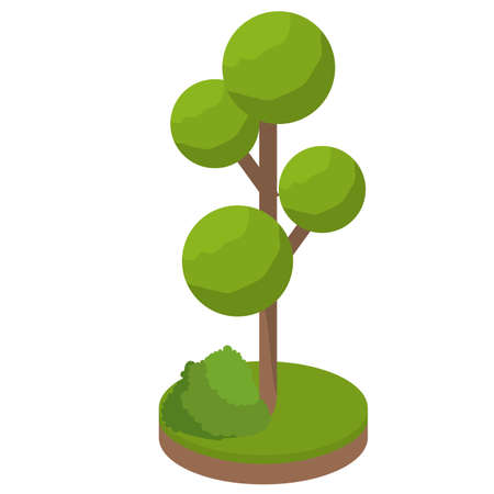 Isolated tree designのイラスト素材