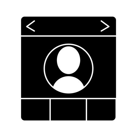 Website of technology internet and media theme Isolated design Vector illustration.のイラスト素材