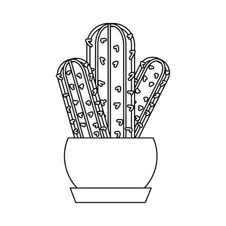 Isolated cactus designのイラスト素材