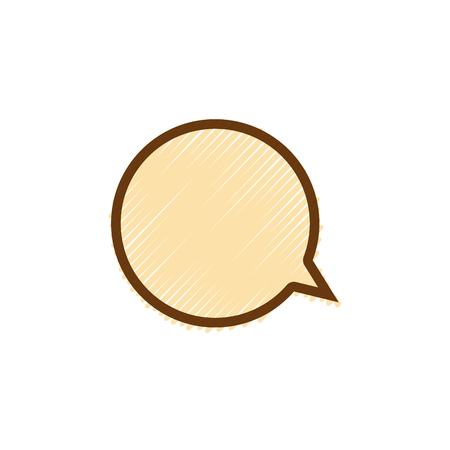 Grated chat bubbles to notes message information illustration.のイラスト素材