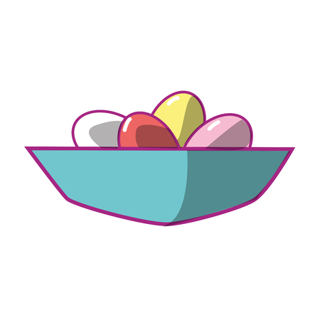 candy almonds sweet dessert tasty vector illustrationのイラスト素材