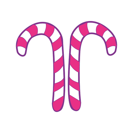 Candies tasty sweet dessert sugarのイラスト素材