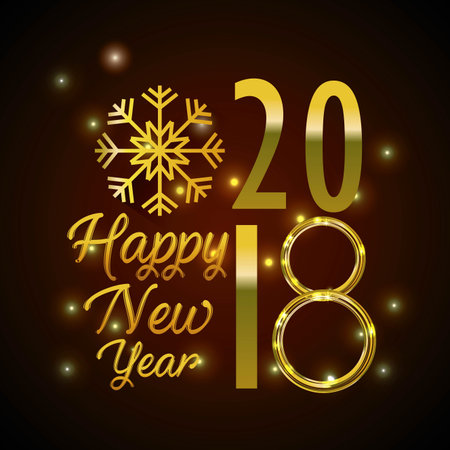 Snowflakes of happy new year and celebration theme Vector illustrationのイラスト素材