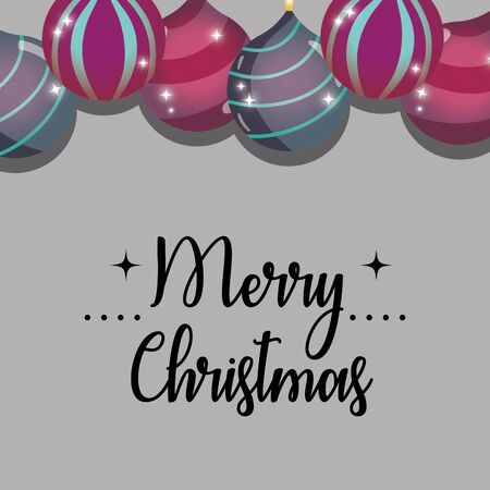 merry christmas decoration style to celebrationのイラスト素材