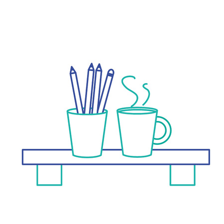 Furniture of home house and room theme Isolated design Vector illustrationのイラスト素材