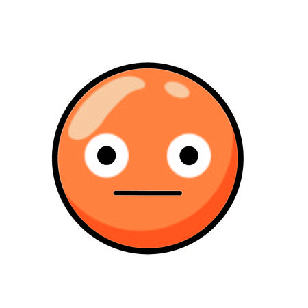 Cartoon face emoticon caricature and character theme Isolated design Vector illustrationのイラスト素材