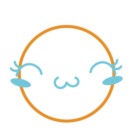 Isolated emoticon designのイラスト素材