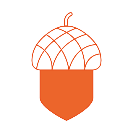 Isolated acorn designのイラスト素材