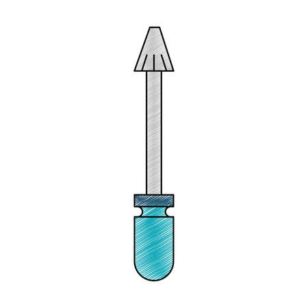 Isolated screwdriver designのイラスト素材