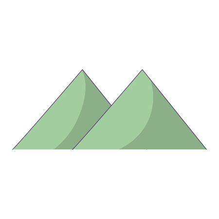 Isolated triangles designのイラスト素材