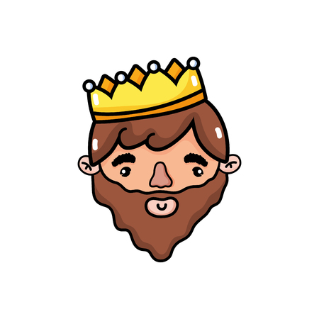King of royal kingdom and imperial theme Isolated design Vector illustrationのイラスト素材